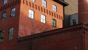 close up of the Brewery Blocks